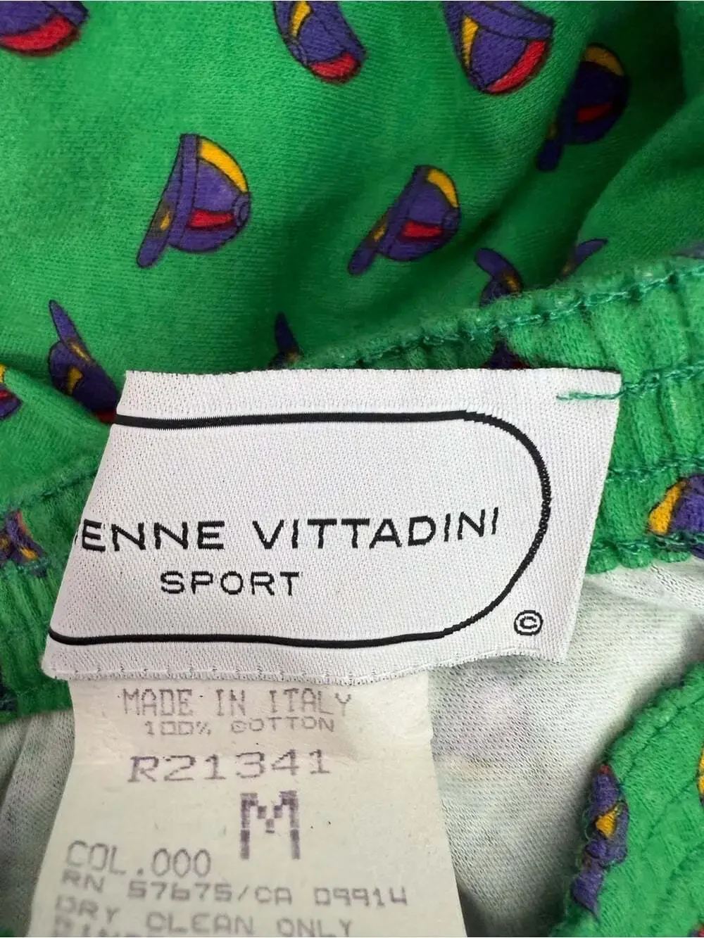 Adrienne Vittadini sport skirt hats vintage Green Maxi Skirt with Purple Print